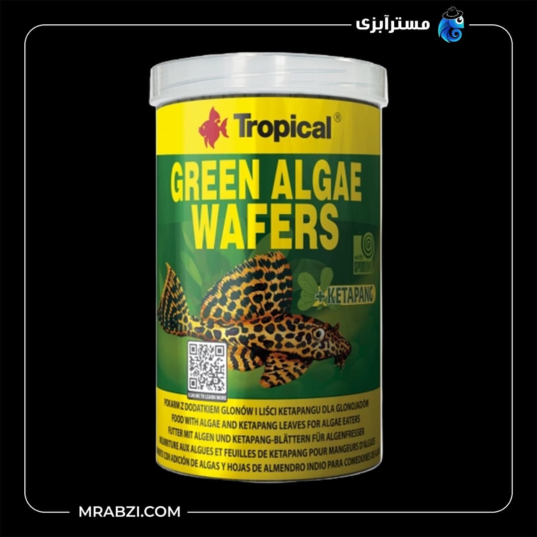 غذای ماهی تروپیکال مدل Green Algae Wafers وزن 250 گرم