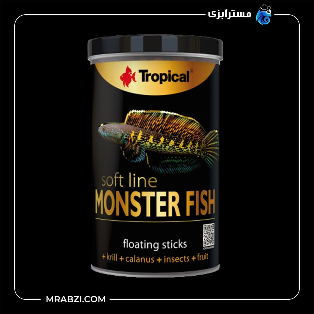 غذای ماهی تروپیکال مدل Soft Line Monster Fish