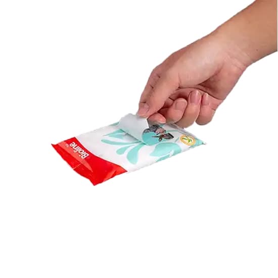 دستمال مرطوب سگ و گربه بایولاین بسته 10 عددی – Bioline Pet Wipes — تصویر ۲