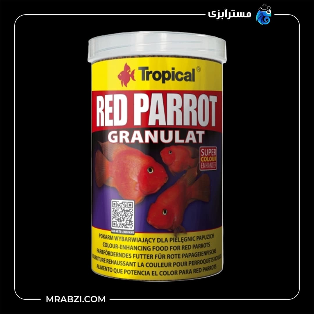 غذای ماهی تروپیکال مدل Red Parrot Granulat