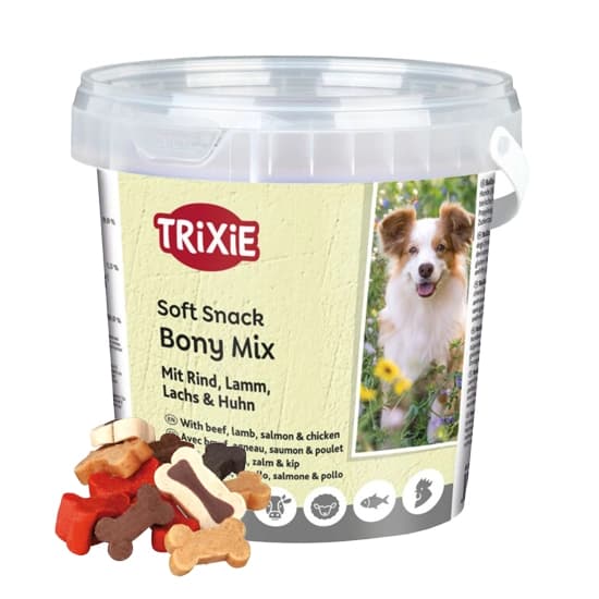 تشویقی سگ تریکسی مدل Trixie Soft Snack Bony Mix