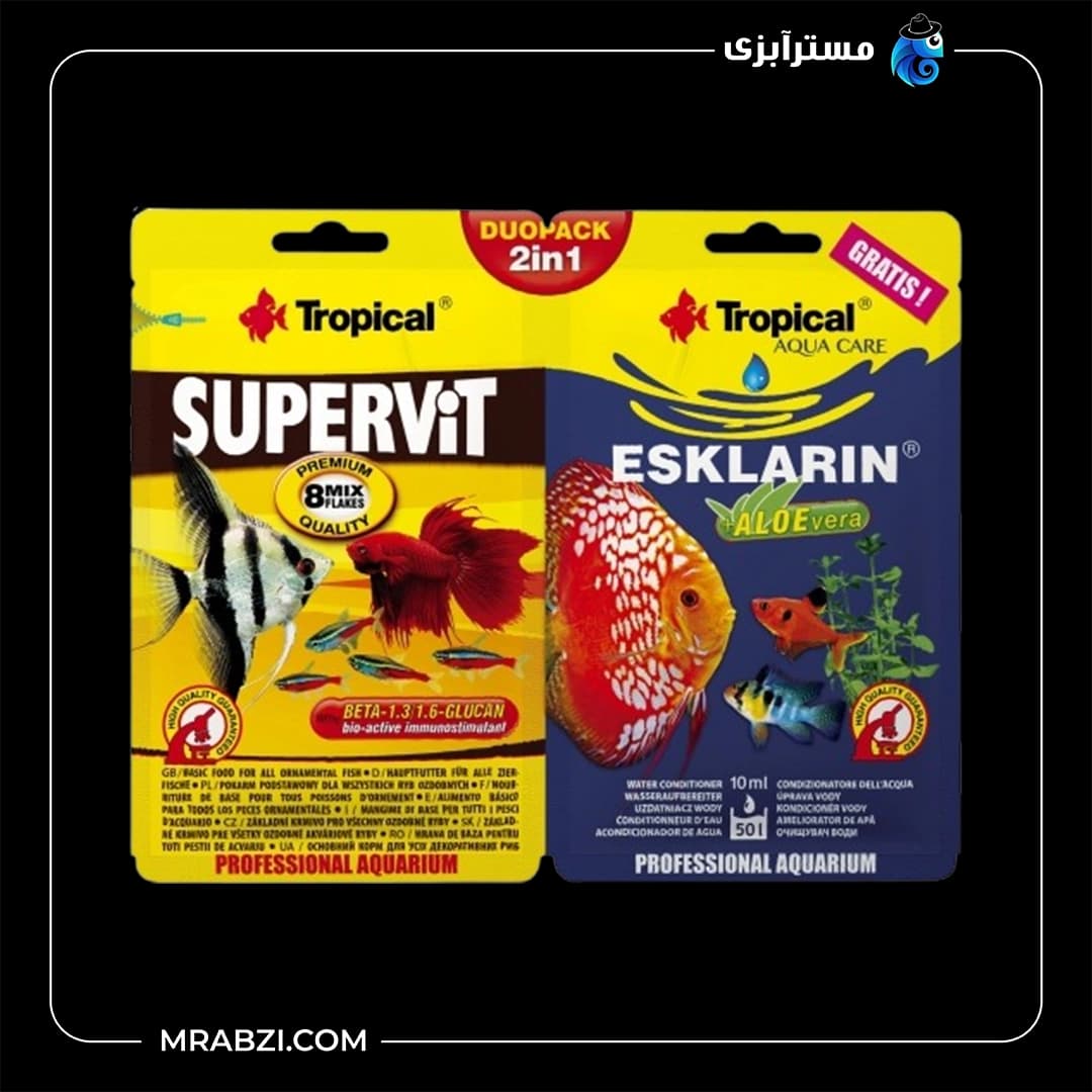 پک غذای پولکی میکس سوپر ویت و تنظیم کننده آب تروپیکال