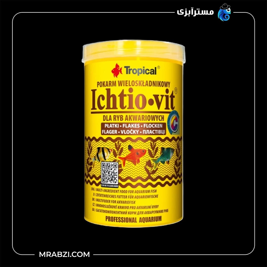 غذای پولکی تروپیکال مدل Ichtio-Vit