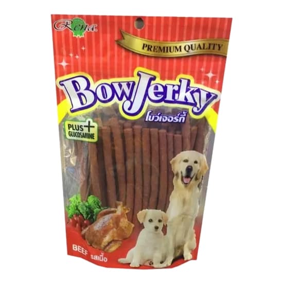 تشویقی سگ رنا با طعم گوشت 250 گرم – Rena BowJerky Beef Sticks Dog Treats — تصویر ۲