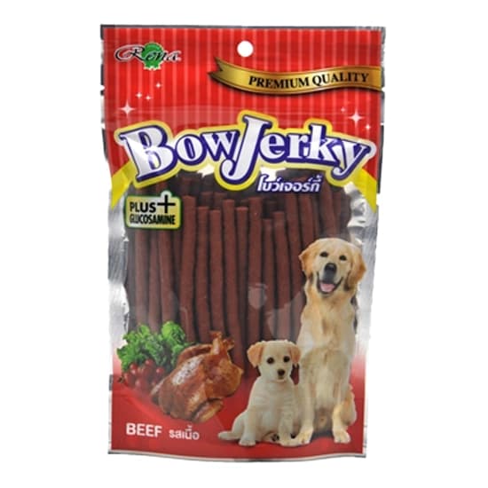 تشویقی سگ رنا با طعم گوشت 250 گرم – Rena BowJerky Beef Sticks Dog Treats