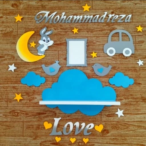 شلف خرگوش اتاق کودک مبلمان فرنا مدل 1120931