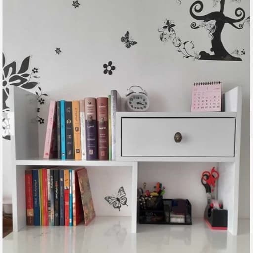 کتابخانه رومیزی کشودار مدل چوبینه مبلمان فرنا مدل 1120894