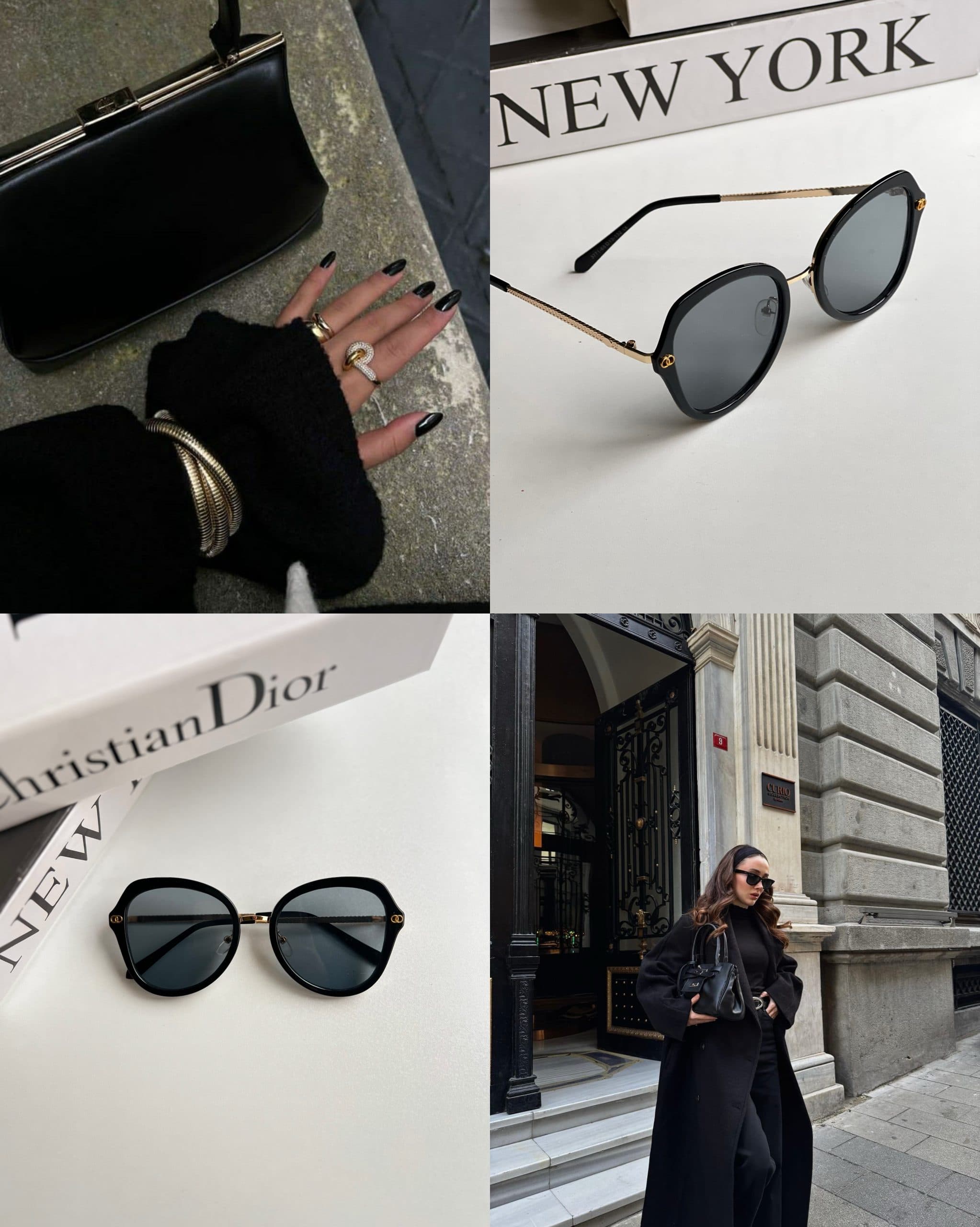 عينك آفتابي برند Gucci زنانه دودی ترند يووي 400