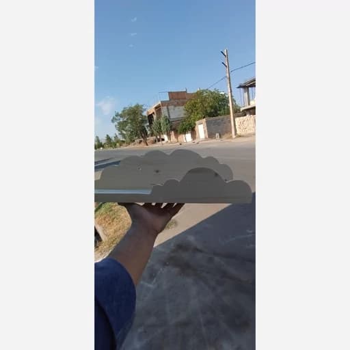شلف دیواری طرح ابر مبلمان فرنا مدل 1120827