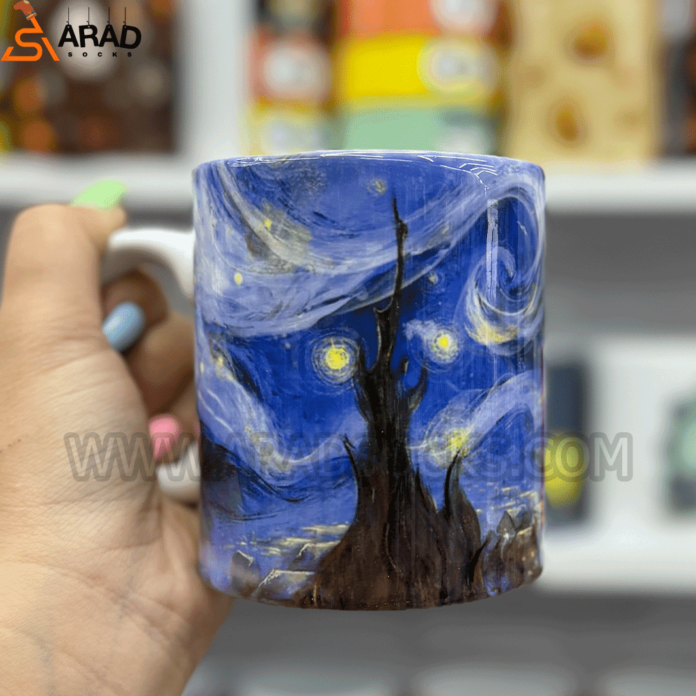 ماگ سرامیکی شب پر ستاره