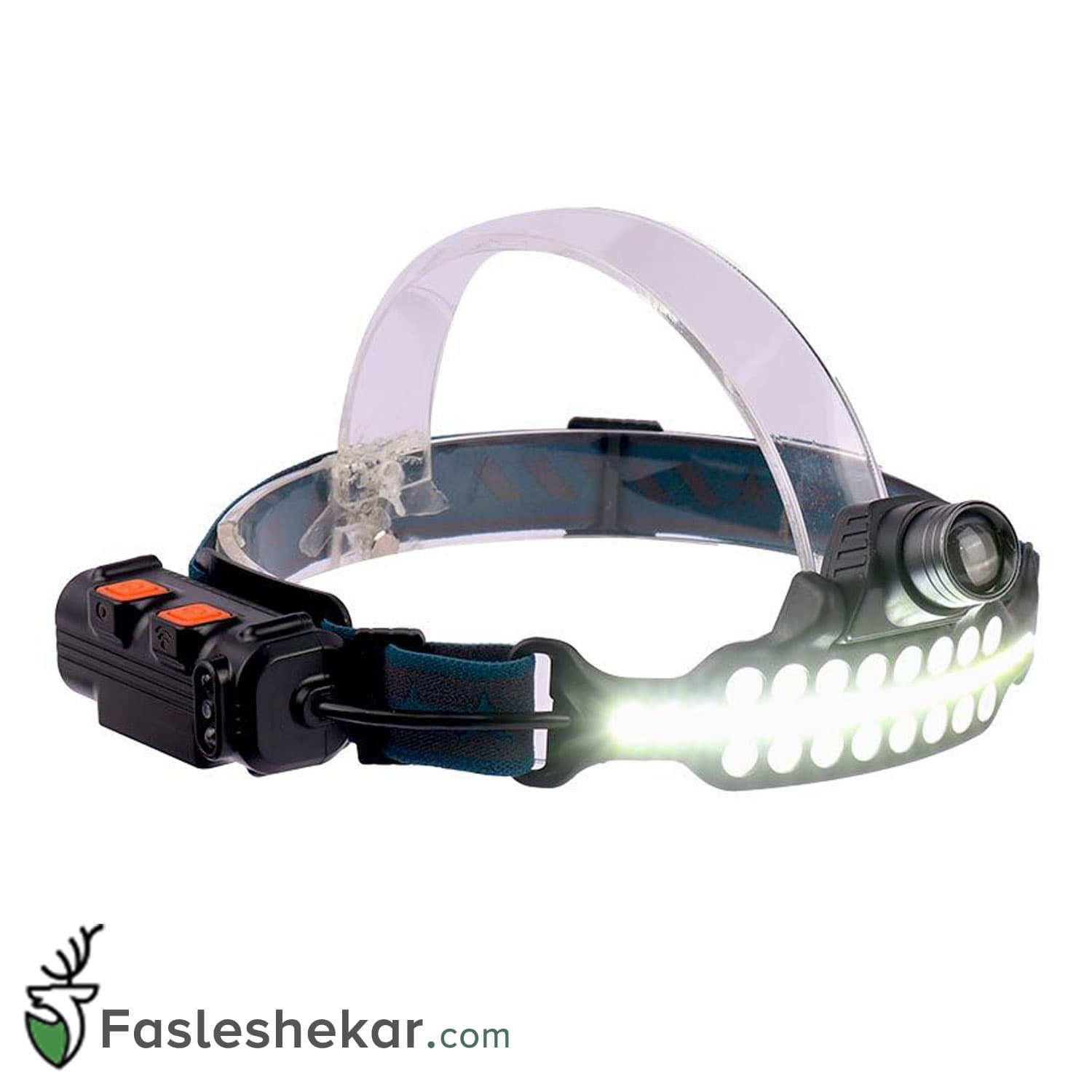 چراغ پیشانی هدلایت شارژی مدل Floodlight COB W690-1 — تصویر ۳