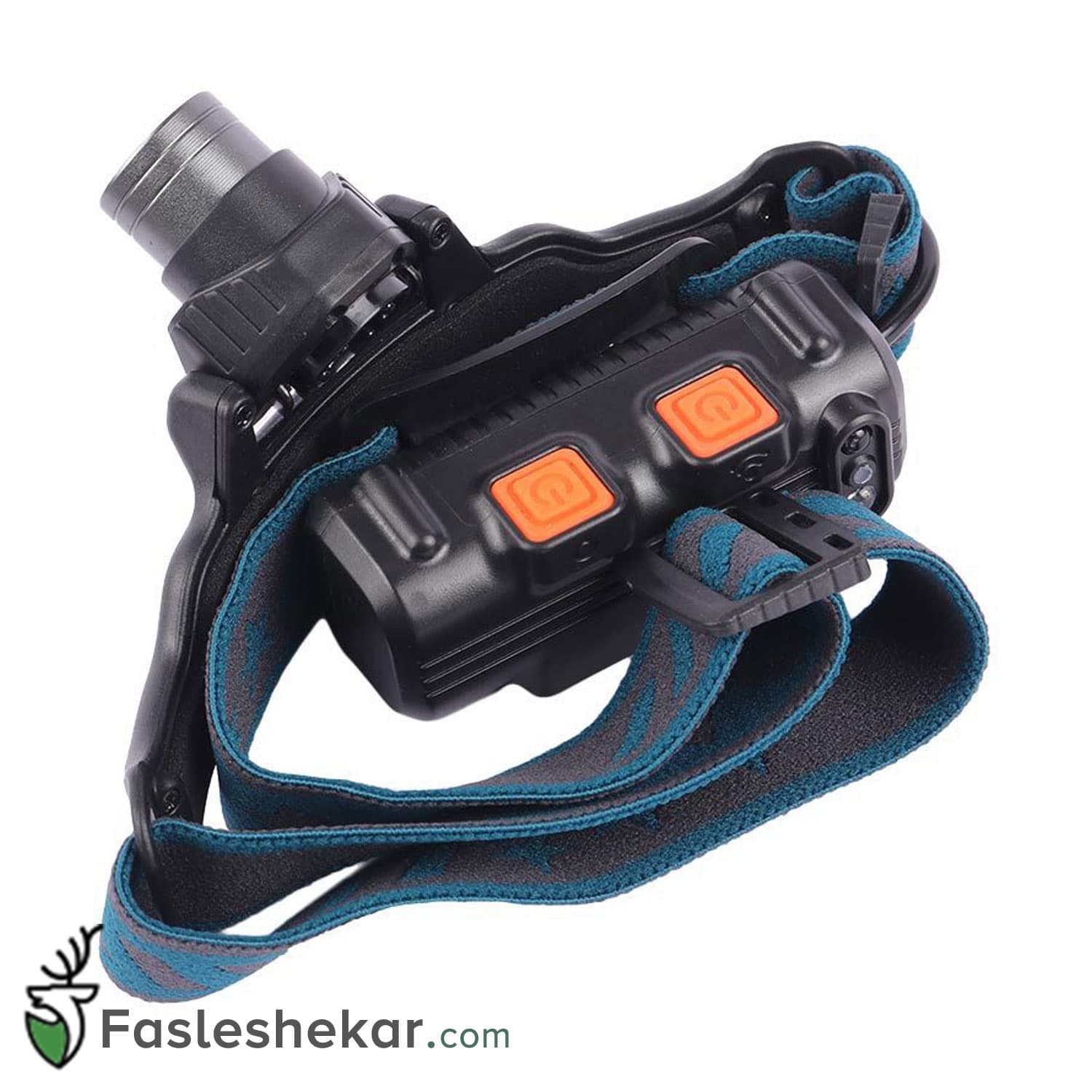 چراغ پیشانی هدلایت شارژی مدل Floodlight COB W690-1 — تصویر ۲