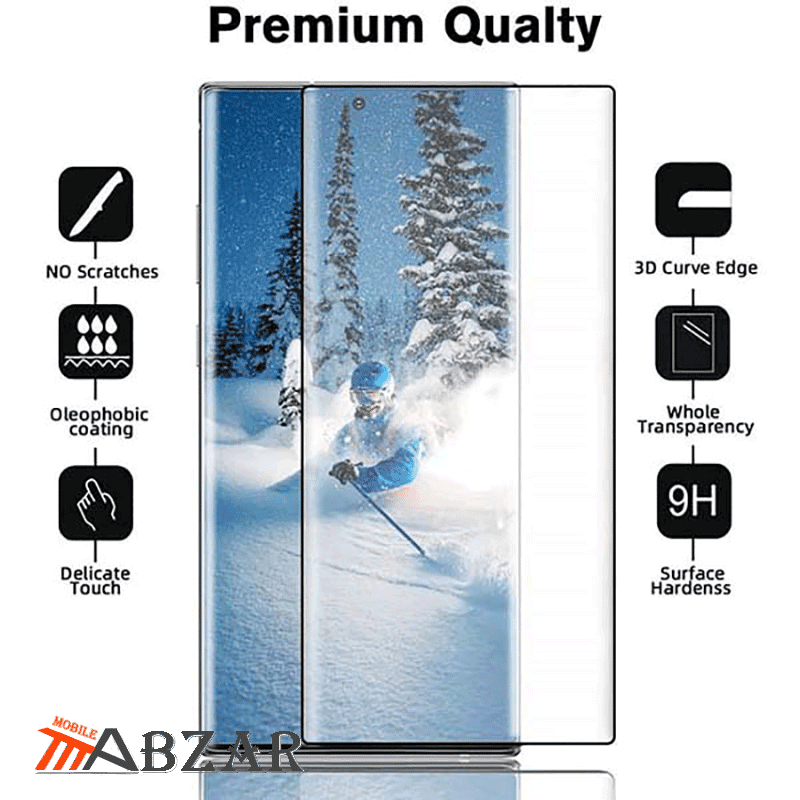 محافظ صفحه نمایش فول چسب Samsung Galaxy S22 Ultra — تصویر ۳