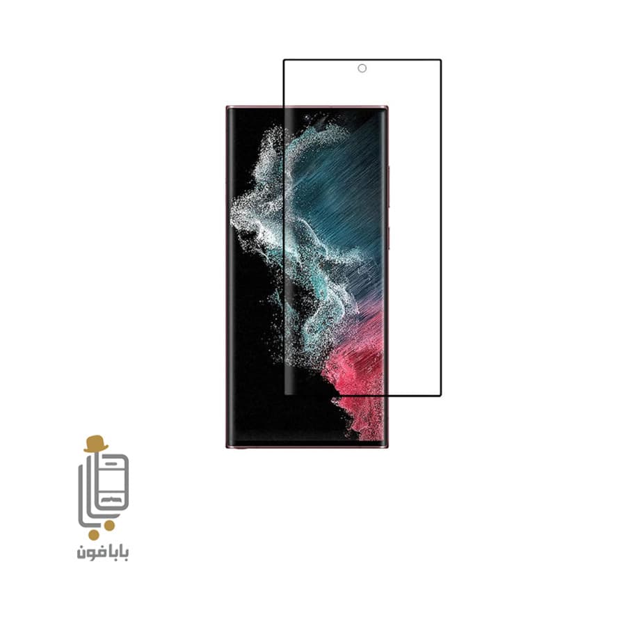محافظ صفحه نمایش فول چسب Samsung Galaxy S22 Ultra — تصویر ۷