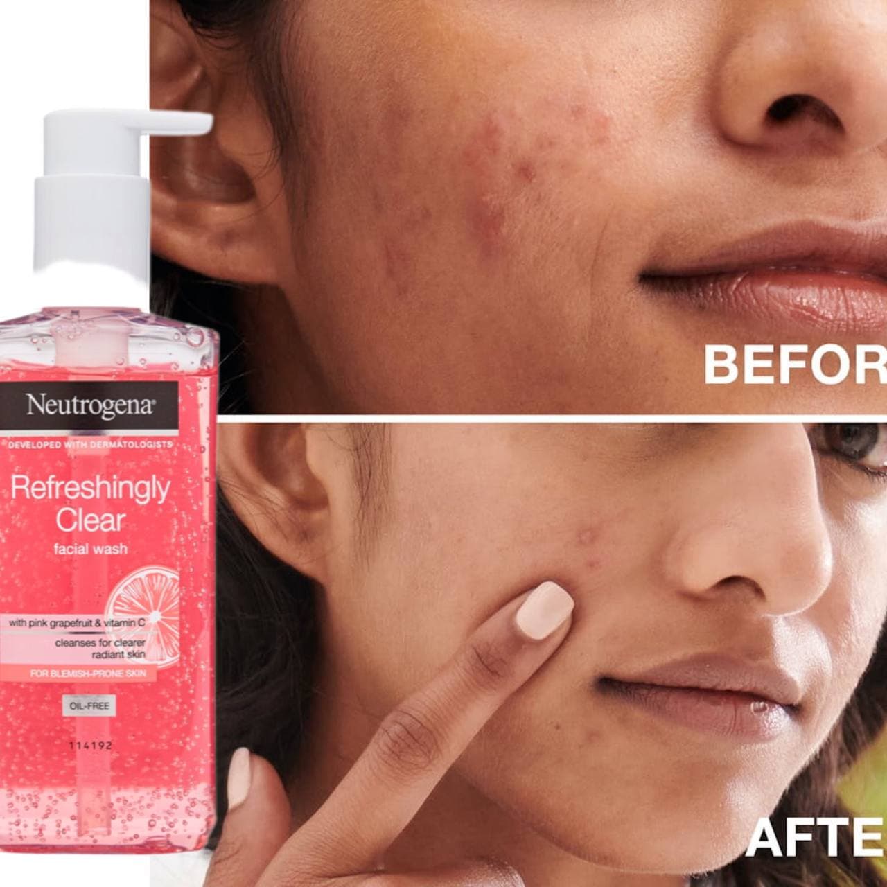 ژل شستشوی صورت گریپ فروت نوتروژینا Neutrogena — تصویر ۹