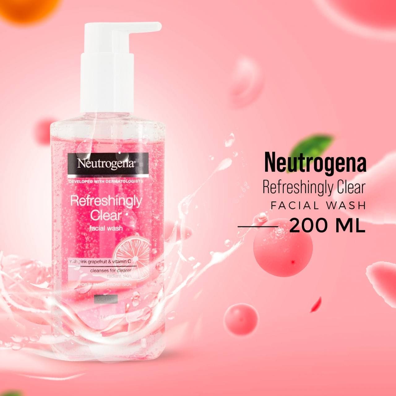 ژل شستشوی صورت گریپ فروت نوتروژینا Neutrogena — تصویر ۸