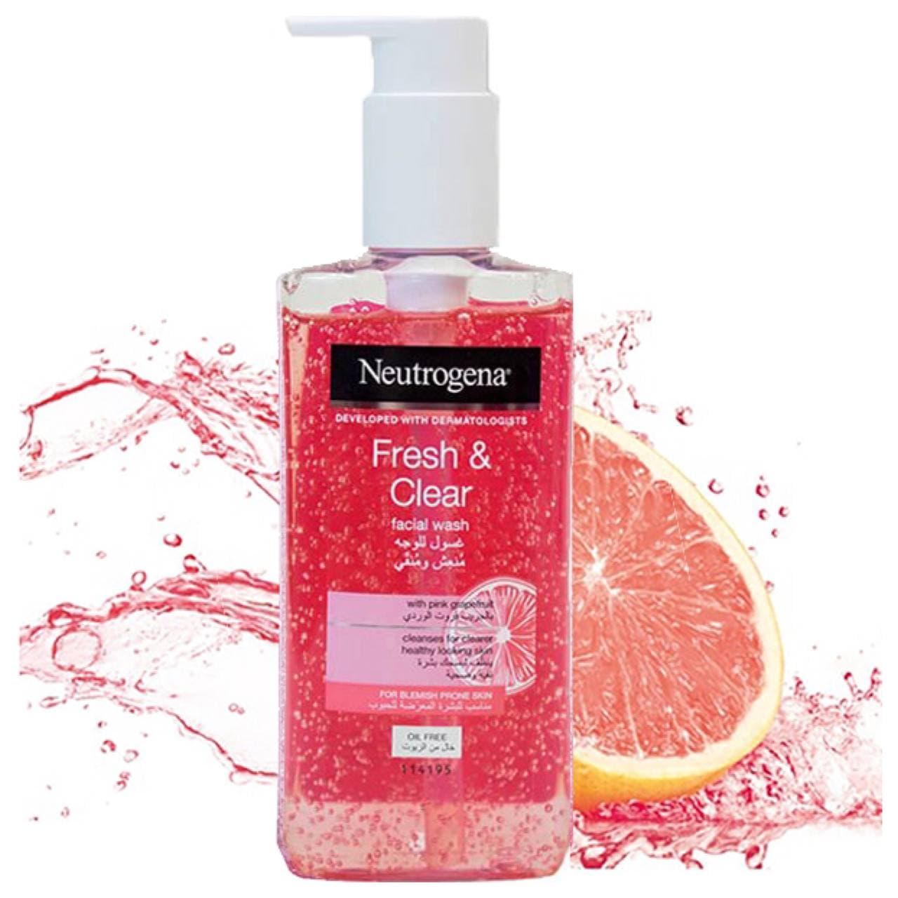 ژل شستشوی صورت گریپ فروت نوتروژینا Neutrogena — تصویر ۳