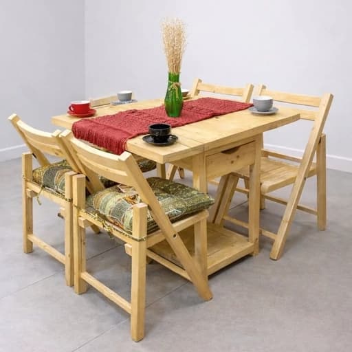 میز ناهار خوری روستیک دکور مدل D400 مبلمان فرنا مدل 1112577