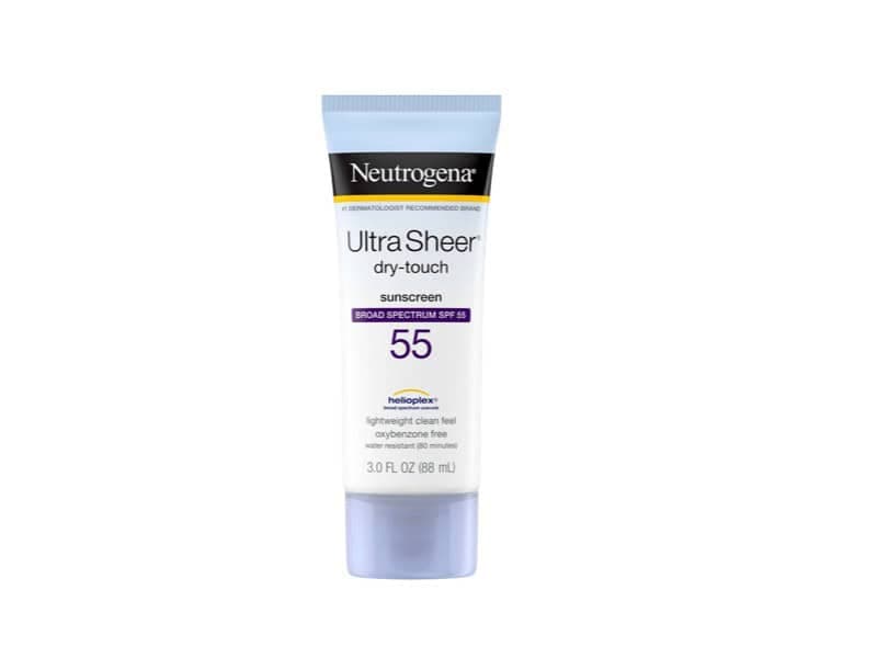 ضد آفتاب نیتروژنا neutrogena ULTRA SHEER SPF 55