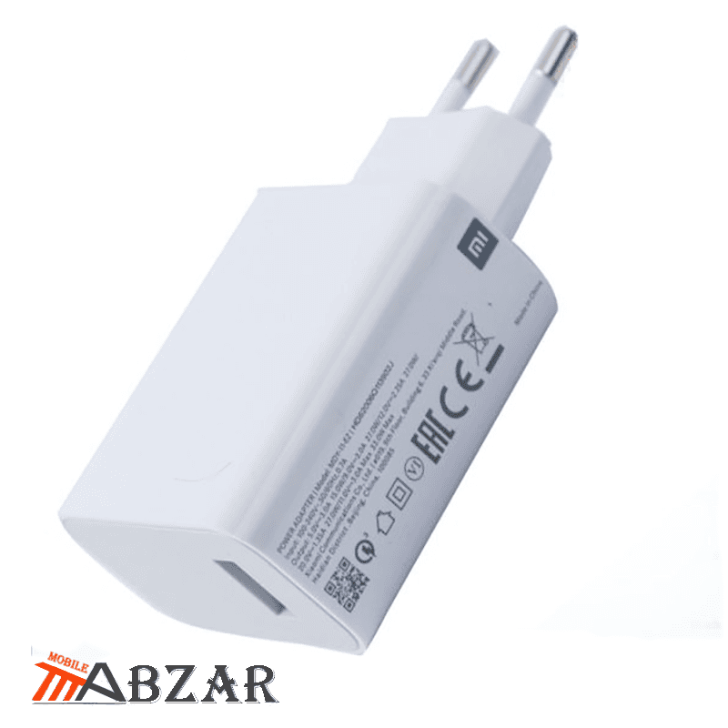 آداپتور 2 پین فست شارژ 33 واتی اصلی شیائومی Xiaomi