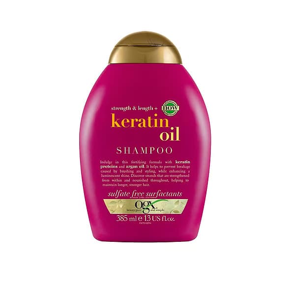 شامپو روغن کراتین او جی ایکس OGX (free sulfate)