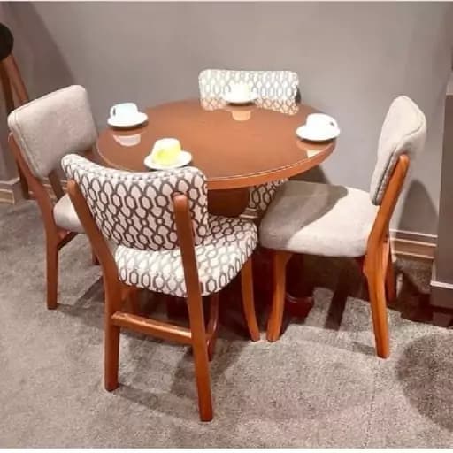 میز غذاخوری لهستانی4 نفره مبلمان فرنا مدل 1112554