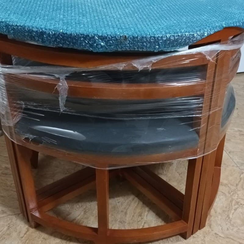 میز ناهارخوری کم جا 4نفره مبلمان فرنا مدل 1112554 — تصویر ۲