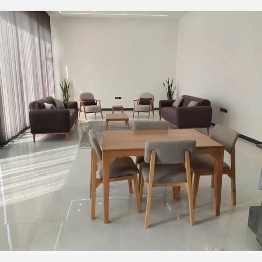 میز ناهار خوری 4 نفره کیفیت عالی مبلمان فرنا مدل 1112554