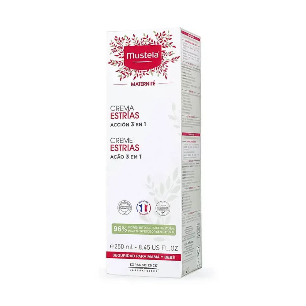 کرم ضد ترک بارداری 3 در 1 موستلا Mustela حجم 250 میلی لیتر — تصویر ۲