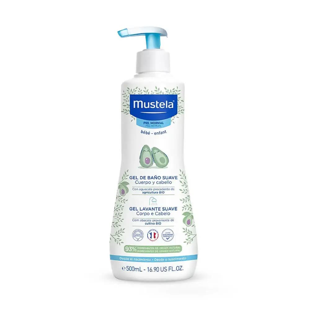 ژل شامپو سر و بدن کودک موستلا Mustela حجم 500 میلی لیتر