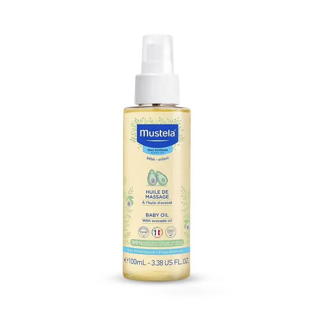 روغن ماساژ بچه موستلا Mustela حجم 100 میلی لیتر