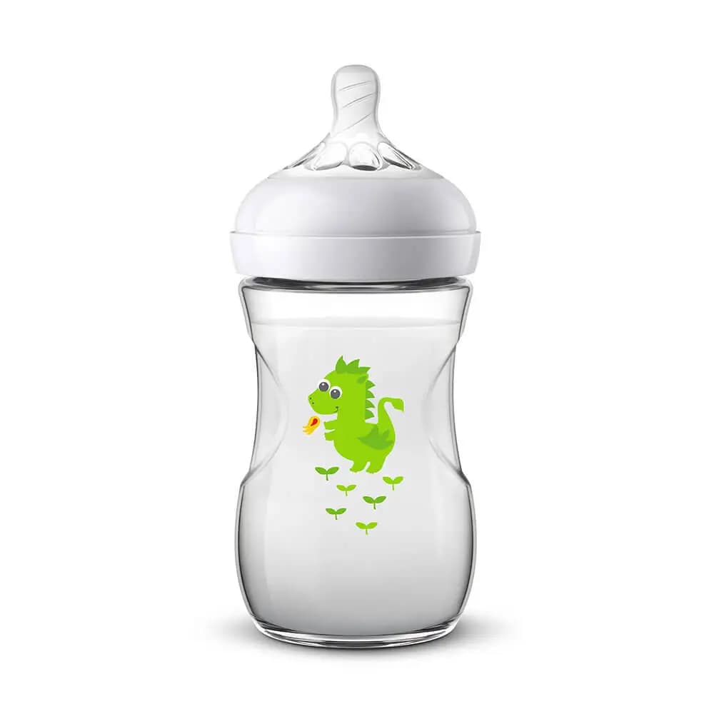 شیشه شیر نچرال 260 میلی لیتر طرح اژدها فیلیپس اونت Philips Avent — تصویر ۲