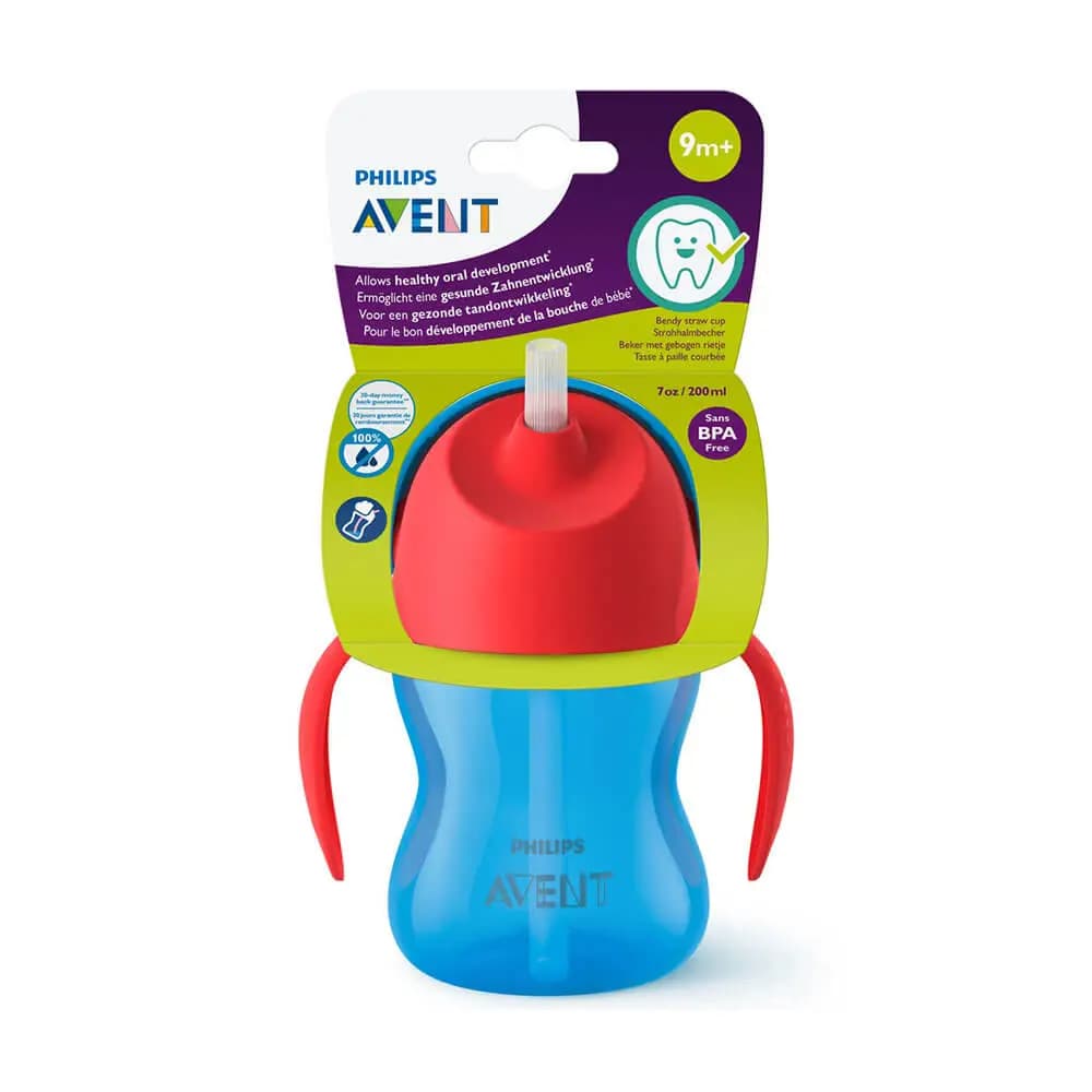 لیوان نی دار فیلیپس اونت Philips Avent حجم 200 میلی لیتر — تصویر ۳