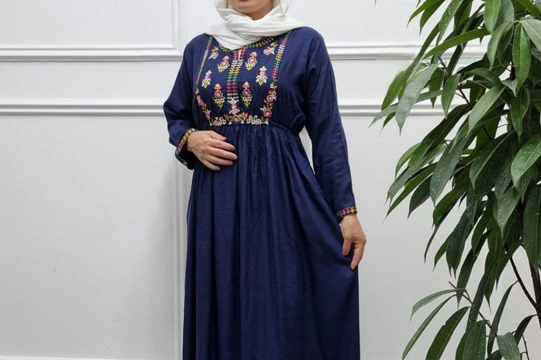پیراهن ساحلی گلدوزی وارداتی طرح ونوس/کد798