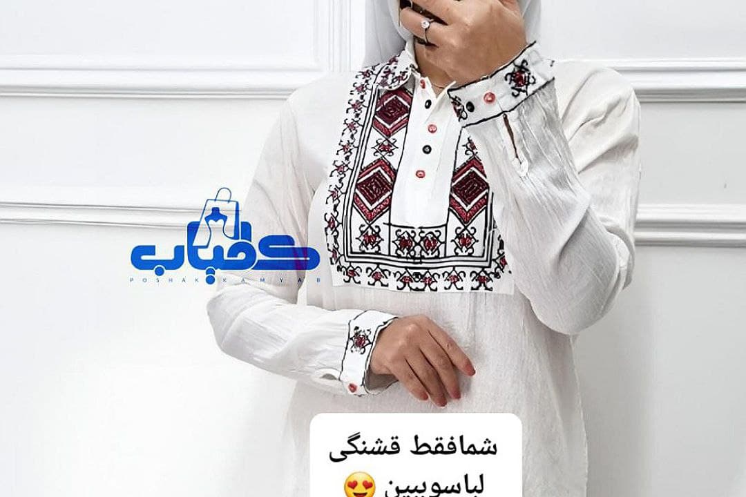 تونیک،مانتویی نخ ابریشم وگلدوزی وارداتی/کد795