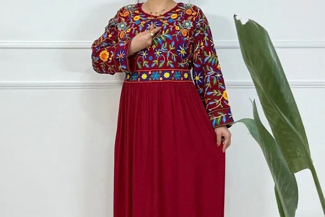 ساحلی نخی گلدوزی وارداتی قواره بزرگ/کد743 کالکش ویژه شب عید