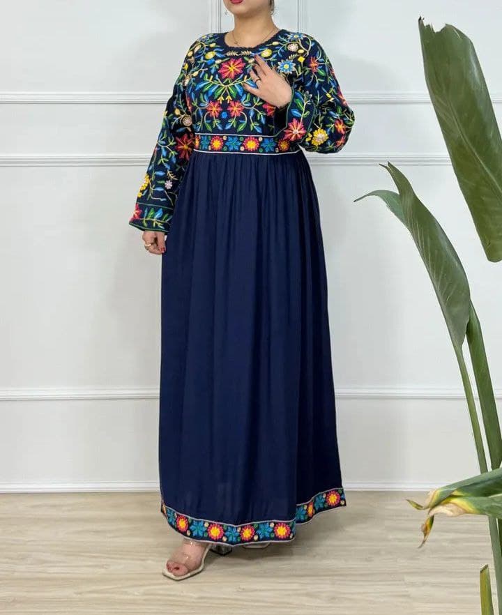 ساحلی نخی گلدوزی وارداتی قواره بزرگ/کد743 کالکش ویژه شب عید — تصویر ۴