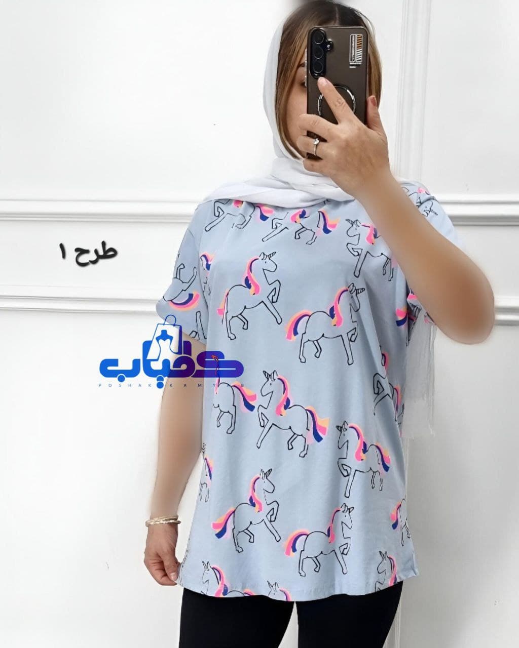 بلوز،تیشرت نخی اورجینال وارداتی بنگلادش/کد739 — تصویر ۲