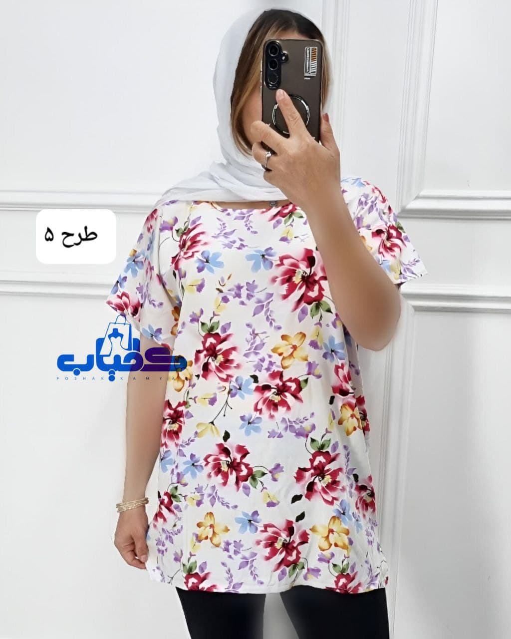 بلوز،تیشرت نخی زنانه خارجی/کد736 — تصویر ۴