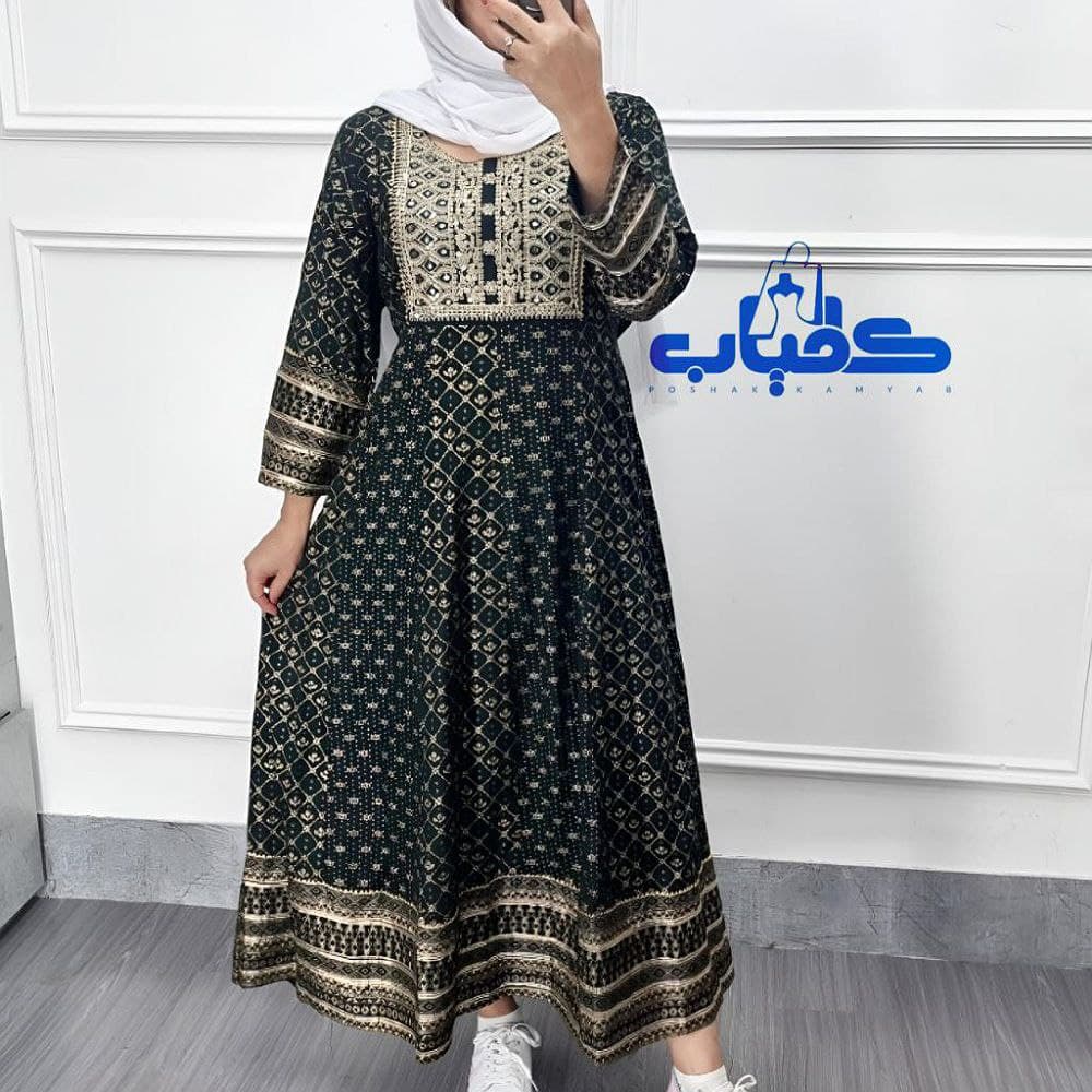 پیراهن ساحلی کورتای سوزندوزی هندی/کد721 (ویژه شب عید)