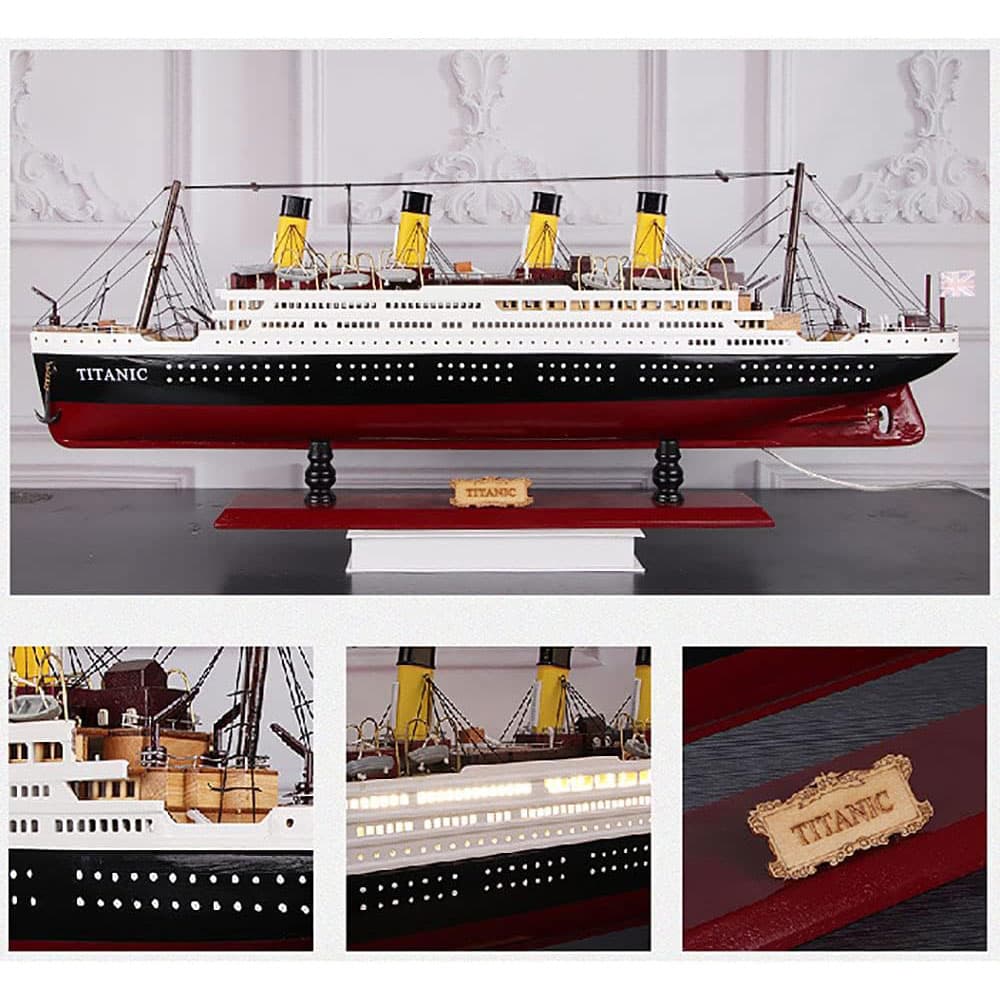 ماکت کشتی Titanic چراغ دار — تصویر ۴