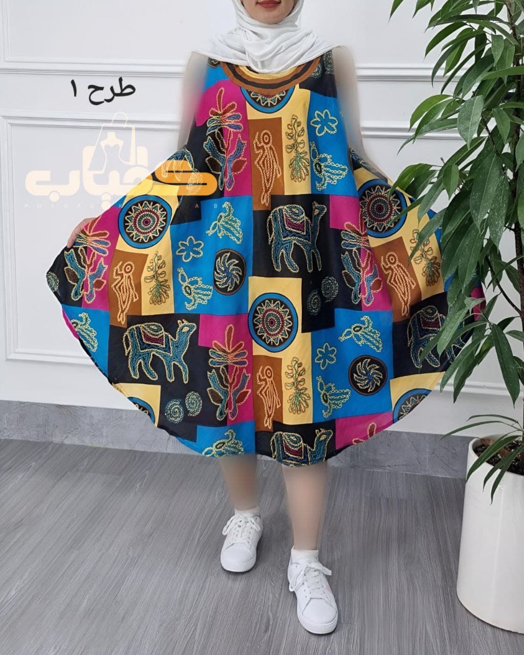سارافن ساحلی نخی وارداتی هندی/کد709 — تصویر ۲