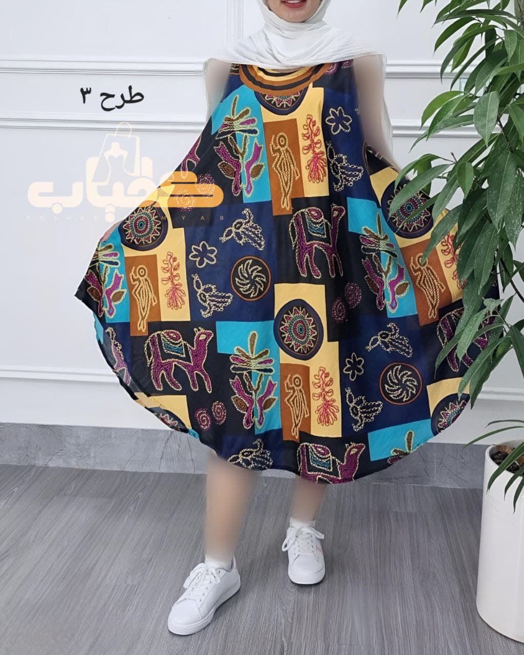 سارافن ساحلی نخی وارداتی هندی/کد709 — تصویر ۴