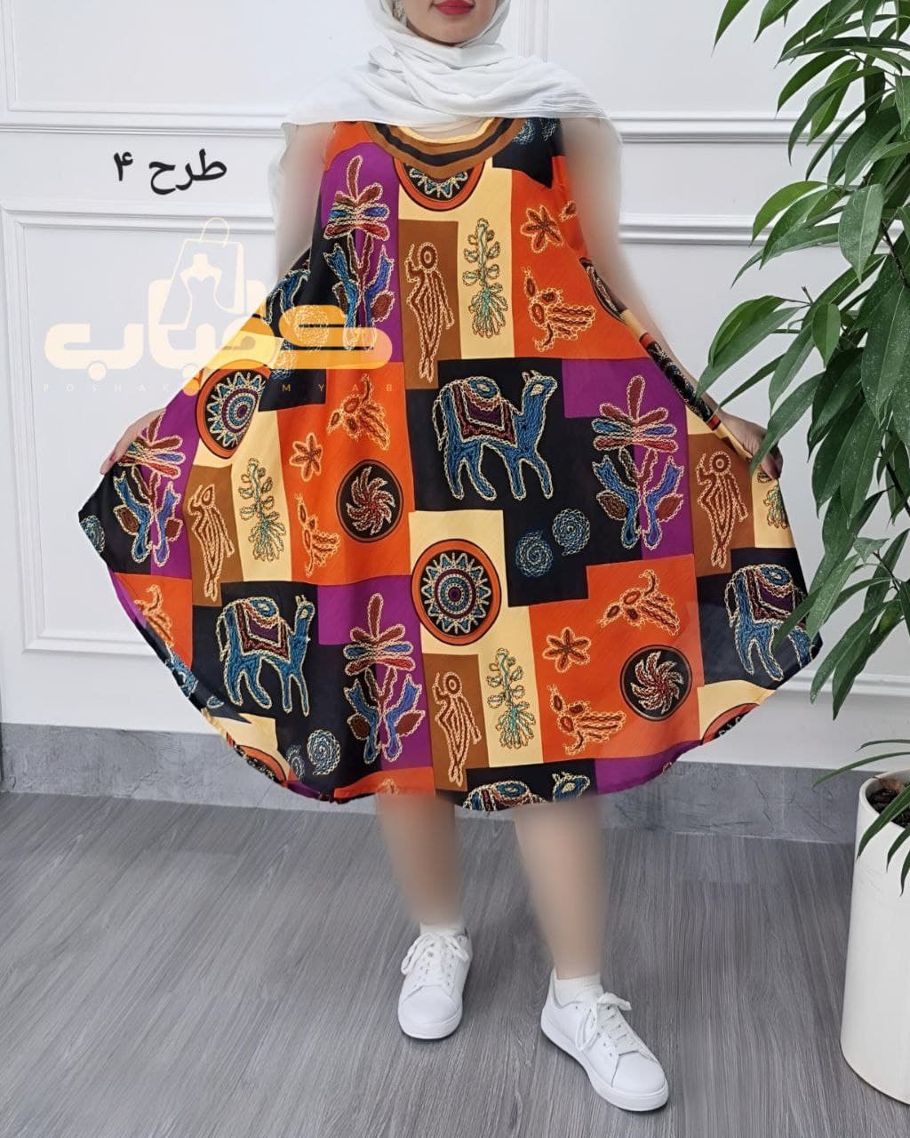 سارافن ساحلی نخی وارداتی هندی/کد709 — تصویر ۵