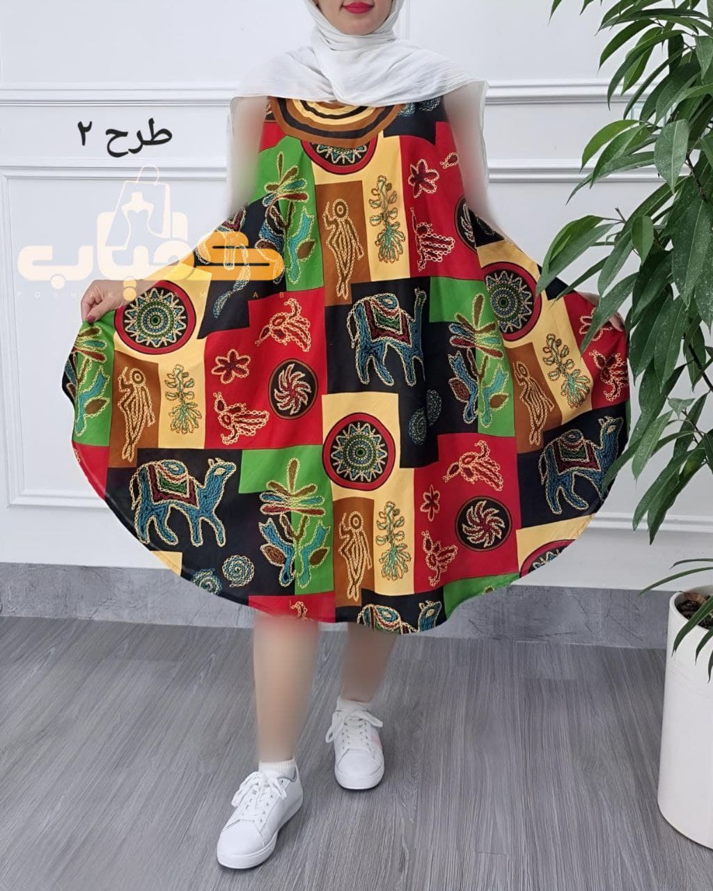 سارافن ساحلی نخی وارداتی هندی/کد709 — تصویر ۳