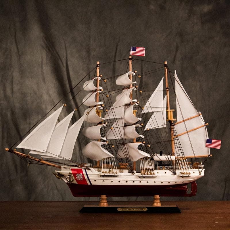 ماکت چوبی مدل کشتی US COASTGUARD کد n