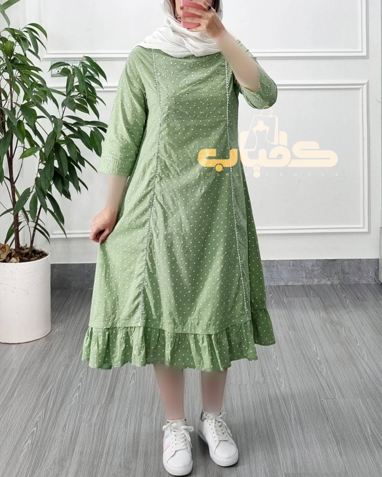 پیراهن ساحلی نخی کورتای وارداتی/کد703 (کالکش ویژه شب عید)