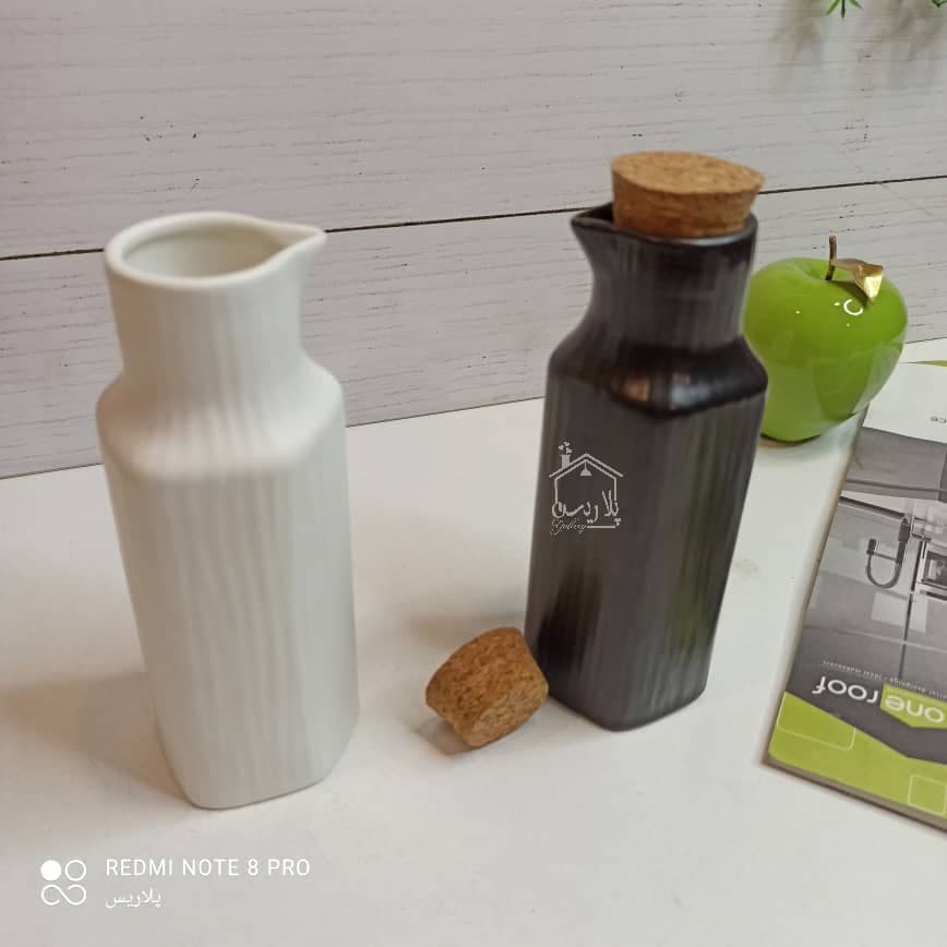 جاآبلیمو/بطری روغن سرامیک در چوب پنبه طرح ایکیا 45003_45004 — تصویر ۲