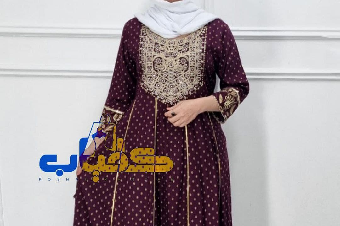 پیراهن ساحلی نخی سوزندوزی کورتای هندی/کد606 — تصویر ۲