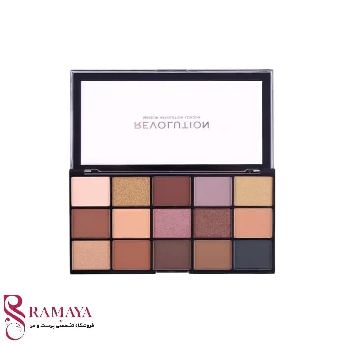 پالت سایه رولوشن مدل Velvet Rose شاین‌دار
